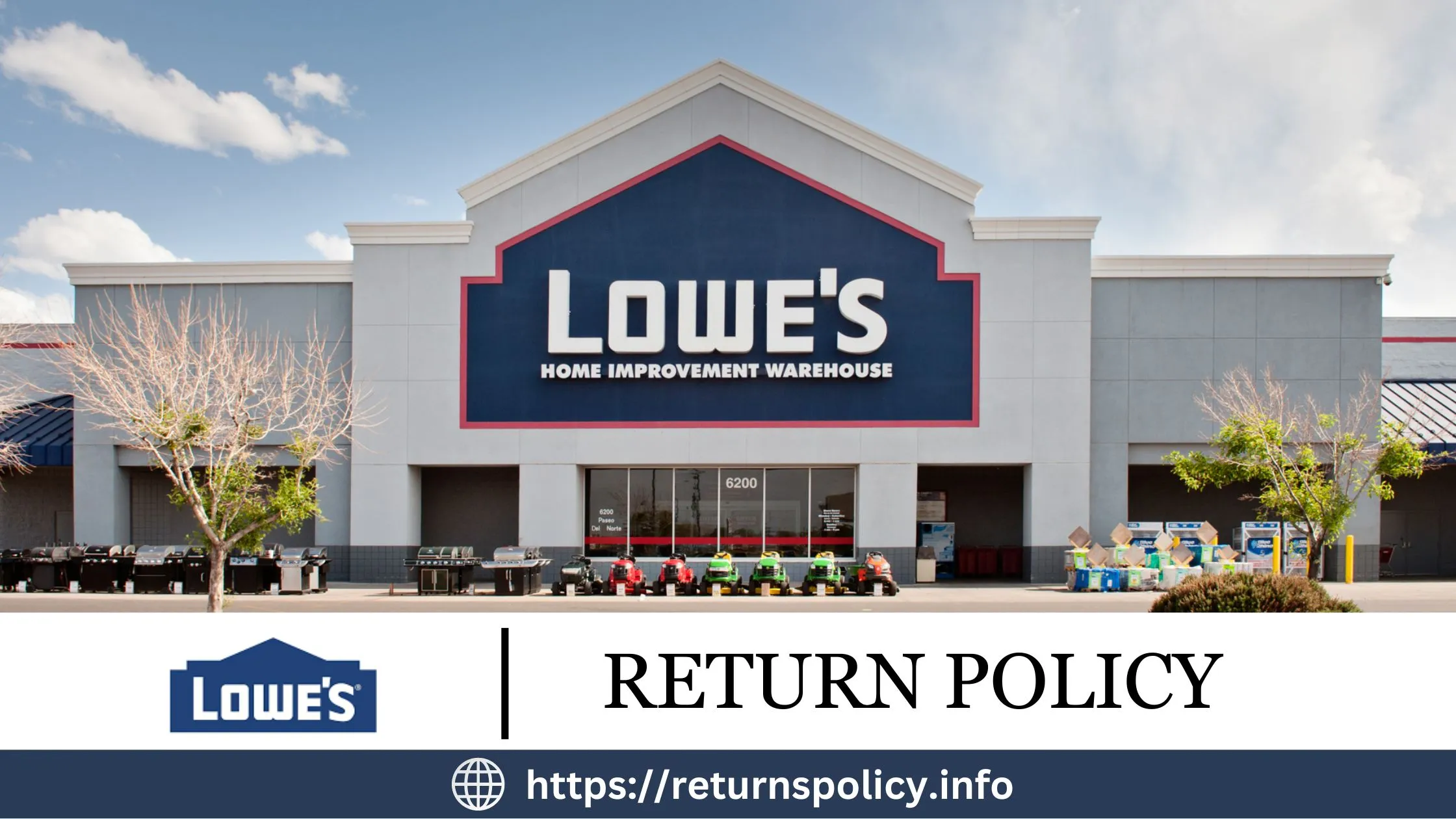 lowe's RETURN POLICY 2023