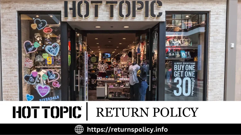 Hot Topic Return Policy 2024 | Easy Process
