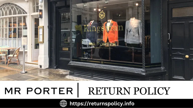 Mr. Porter Return Policy | 28-Day Window for Easy Returns