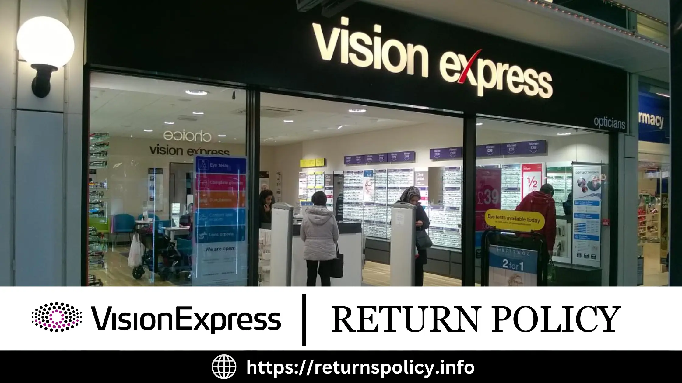 vision express return policy