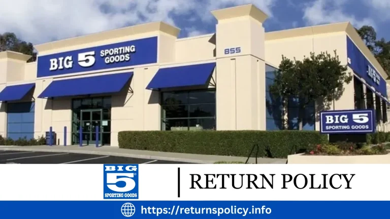 Big 5 Return Policy 2024 [LATEST] | Online & In-store
